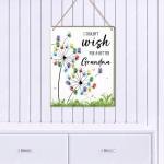 Personalized Dandelion Fingerprint Art for Grandma