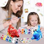 Goody King Paint Your Own Lie Cat Lamp Kit, DIY Cat Crafts Night Light, Arts & Crafts for Kids Ages 8-12, Painting Kit for Girls Boys Age 4 5 6 7 8+, Cat Birthday Gift for Kids Ages 3 4 5 6 7 8+