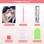 UPMALL Custom Diamond Art Painting Kits for Adults - Personalized Diamond Art Photo Full Drill, Custom Your Own Picture - 5D Diamond Art Painting Kits for Home Decor 11.8x19.6in/30x50cm