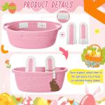 Personalized Easter Bunny Gift Basket for Kids