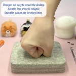 Truslin Needle Felting Kit, DIY Crafts for Adults Women, Hobby Kit with Felting Supplies,Felting Needles, Felting Wool and Tools for Beginners, Adult Craft Kits, Faceless Animals 4pcs