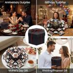 Koogel Explosion Gift Box, DIY Custom Scrapbook Photo Album for Birthday Anniversary Wedding, Exploding Surprise Boxes for Holiday Graduation