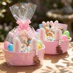 Personalized Easter Bunny Gift Basket for Kids