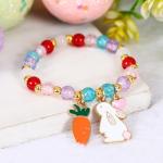 Personalized Pink Bunny Easter Basket for Kids