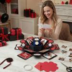 Koogel Explosion Gift Box, DIY Custom Scrapbook Photo Album for Birthday Anniversary Wedding, Exploding Surprise Boxes for Holiday Graduation