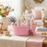 Personalized Easter Bunny Gift Basket for Kids