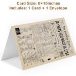 Happy 70th Birthday Card Gifts Decorations for Women Men Her Him Anyone | Funny Happy Unique 70 Year Old Gifts Ideas | Back In 1956