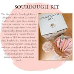 10 Piece Sourdough Kit | Vintage Jar | Bannetons Proofing | Custom Cute Jar and Cover | Dough Whisk | Pink Dough Scraper Cutter | Bread Lame | Silicone Spatula