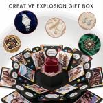 Koogel Explosion Gift Box, DIY Custom Scrapbook Photo Album for Birthday Anniversary Wedding, Exploding Surprise Boxes for Holiday Graduation