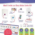 Baketivity Snow Globe Cookies Baking Kit - Duff Goldman Cooking Recipe - DIY Family Fun Cookie Making Kit - Pre Measured Ingredients Cookie Baking Kit for Kids - Tiny Gift for Kids, Teens, And Adults