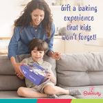 Baketivity Snow Globe Cookies Baking Kit - Duff Goldman Cooking Recipe - DIY Family Fun Cookie Making Kit - Pre Measured Ingredients Cookie Baking Kit for Kids - Tiny Gift for Kids, Teens, And Adults