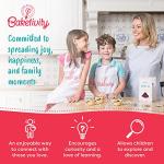 Baketivity Snow Globe Cookies Baking Kit - Duff Goldman Cooking Recipe - DIY Family Fun Cookie Making Kit - Pre Measured Ingredients Cookie Baking Kit for Kids - Tiny Gift for Kids, Teens, And Adults