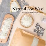 SAEUYVB Candle Making Kit, Candle Making Kit for Adults - DIY Starter Soy Candle Making Supplies-Including Soy Wax,Electric Stove,Melting Pot,Candle Wicks,Rich Scents,Stickers,Etc