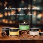 SAEUYVB Candle Making Kit, Candle Making Kit for Adults - DIY Starter Soy Candle Making Supplies-Including Soy Wax,Electric Stove,Melting Pot,Candle Wicks,Rich Scents,Stickers,Etc