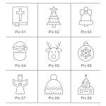 Crezusvo Personalized Baby First Birthday Gifts for Girls, Engraved Footprint with Custom Name & Date, Customized Baby's 1st Xmas Ornament for Boy Girl, Silver Toned