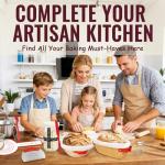 Sourdough Starter Kit, Sourdough Bread Baking Supplies, Sourdough Kit Home and Kitchen, Sourdough Bread Basket, Sourdough Starter Jar,Sour Dough Kit Tools,Bread Proofing Basket, Sourdough Jar