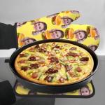 Personalized Oven Mitts, Custom Oven Mitts and Pot Holders Sets Custom Kitchen, Baking,Cooking as Gifts for Women,Friend,Family