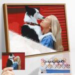 CUSTOM STEWARD Custom Paint by Numbers Kit for Adults, Personalized Paint by Number, Acrylic Painting Kit for Home Decor, Gifts for Valentine's Day, Christmas, Birthday (Optional Framed)