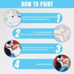 CUSTOM STEWARD Custom Paint by Numbers Kit for Adults, Personalized Paint by Number, Acrylic Painting Kit for Home Decor, Gifts for Valentine's Day, Christmas, Birthday (Optional Framed)