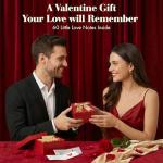 STOFINITY 60 Mini Love Notes With Envelopes - Personalized Valentines Day Gifts For Him, Her, Girlfriend - DIY Valentines Gift For Husband, Wife, Men, Women - Boyfriend Gifts for Birthday, Anniversary