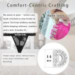 Eoribag Women's Personalized Sexy Lace Thongs with Funny Rhinestone Letters, Custom Name Underwear Panties for Couples，Christmas & Valentine's Day Gift, Black