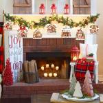 EASUTE 32 Pack Christmas Picture Frame Craft Kits - DIY Gingerbread House Photo Frame Hanging Ornaments for Xmas Tree Holiday Decorations, Classroom Activities & Home Art Projects