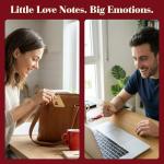 STOFINITY 60 Mini Love Notes With Envelopes - Personalized Valentines Day Gifts For Him, Her, Girlfriend - DIY Valentines Gift For Husband, Wife, Men, Women - Boyfriend Gifts for Birthday, Anniversary