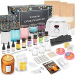 WITOROR Candle Making Kit, Scented Candles Making Kit Supplies with Digital Soy Wax Melt Warmer Candle Making Complete Kit for Adults Beginners DIY Starters