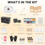 WITOROR Candle Making Kit, Scented Candles Making Kit Supplies with Digital Soy Wax Melt Warmer Candle Making Complete Kit for Adults Beginners DIY Starters