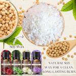 Jcoos Candle Making Kit,DIY Candle Kit for Adults with Candle Wicks, Soy Wax for Candle Making, Candle Dye, Essential Oils, Candle Tins & Jars, Dried Flowers, Crafts for Adults, Gifts for Women