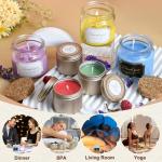 Jcoos Candle Making Kit,DIY Candle Kit for Adults with Candle Wicks, Soy Wax for Candle Making, Candle Dye, Essential Oils, Candle Tins & Jars, Dried Flowers, Crafts for Adults, Gifts for Women