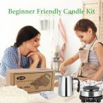 SAEUYVB Candle Making Kit with Wax Melter, Candle Wax for Candle Making - DIY Candle Making Supplies, Including 2lbs Soy Wax Flakes, Melting Pot, Electric Stove,Candle Kit for Adults, Beginnner