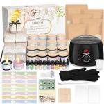 ZEROMX Candle Making Kit for Adults Beginners – 161PCS 1200g Wax DIY Candle Making Kit with Electric Wax Melter Pot, Candle Making Supplies for Make Your Own Candle Kit, Craft Kits for Adults