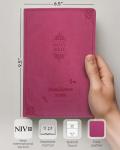 Personalized Pink Engraved Bible with Name