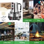 SAEUYVB Candle Making Kit with Wax Melter, Candle Wax for Candle Making - DIY Candle Making Supplies, Including 2lbs Soy Wax Flakes, Melting Pot, Electric Stove,Candle Kit for Adults, Beginnner