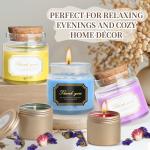 Jcoos Candle Making Kit,DIY Candle Kit for Adults with Candle Wicks, Soy Wax for Candle Making, Candle Dye, Essential Oils, Candle Tins & Jars, Dried Flowers, Crafts for Adults, Gifts for Women