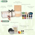 ZEROMX Candle Making Kit for Adults Beginners – 161PCS 1200g Wax DIY Candle Making Kit with Electric Wax Melter Pot, Candle Making Supplies for Make Your Own Candle Kit, Craft Kits for Adults