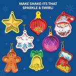 Skillmatics Shake-its – Christmas Ornament Craft Kit for Kids, DIY Make Your Own Ornaments with Keychains, Mess-Free Arts & Crafts Activity, Holiday Gift for Girls & Boys Ages 4, 5, 6, 7, 8, 9