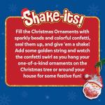 Skillmatics Shake-its – Christmas Ornament Craft Kit for Kids, DIY Make Your Own Ornaments with Keychains, Mess-Free Arts & Crafts Activity, Holiday Gift for Girls & Boys Ages 4, 5, 6, 7, 8, 9