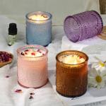 DARJEN Candle Making Kits - Soy Candles Making Supplies for Adults Including 4 Candle Jars(Amber, Pink, Blue, Purple), Candle Tins, Wax, Scents, Dried Flower & More, DIY Arts & Crafts Kits Home Decor