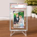 Evamall Personalized Anniversary Card from Cartoon Anime Couple Photo, Gifts for Couples Valentines Cards, Romantic Card Gift for Boyfriend Girlfriend, Couple Keepsakes, Valentine’s Day Anniversary 1