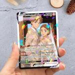 Evamall Personalized Anniversary Card from Cartoon Anime Couple Photo, Gifts for Couples Valentines Cards, Romantic Card Gift for Boyfriend Girlfriend, Couple Keepsakes, Valentine’s Day Anniversary 1