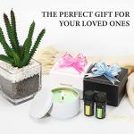 SAEUYVB Complete Candle Making Kit, Candle Making Kit for Adults with Hot Plate, DIY Starter Candle Making Supplies/Kit - Perfect as Home Decorations（White）