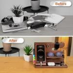 Wood Phone Docking Station - Perfect Gift for Men
