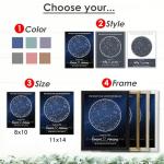 Personalized Star Map Art Print for Special Occasions