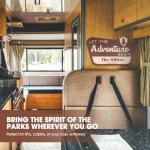 Luoyadee Personalized National Park Sign, Includes Name Template, Wood Camping Wedding Signs, National Park Family Name Sign Anniversary Valentines Day Christmas Gifts for newlyweds, Daughter, Son (LET THE Adventure BEGIN)