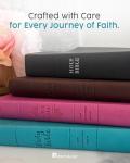 Personalized Pink Engraved Bible with Name