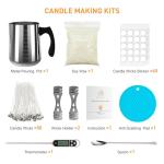 Ohcans Candle Making Kit Supplies for Beginners, Soy Wax DIY Candle Making for Adults, with 900ml Candle Make Pouring Pot, Candle Wicks, Wicks Sticker, Wicks Holder,Soy Candle Wax
