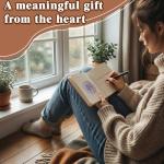 Eaasty What I Love About You Book with Photo Heart Cover, 50 Fill-in-the-Blank Reasons, Personalized Romantic Gift for Boyfriend, Girlfriend, Husband, Wife, Valentine's Day Anniversary