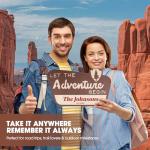 Luoyadee Personalized National Park Sign, Includes Name Template, Wood Camping Wedding Signs, National Park Family Name Sign Anniversary Valentines Day Christmas Gifts for newlyweds, Daughter, Son (LET THE Adventure BEGIN)